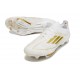 Nuevo adidas F50+Elite FG Ftwr Blanco Dorado Met