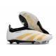 Zapatillas adidas Predator Elite Laceless FG Ftwr Blanco Dorado Met