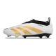 Zapatillas adidas Predator Elite Laceless FG Ftwr Blanco Dorado Met