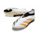 Zapatillas adidas Predator Elite Laceless FG Ftwr Blanco Dorado Met