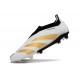 Zapatillas adidas Predator Elite Laceless FG Ftwr Blanco Dorado Met
