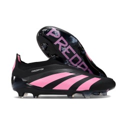 Zapatillas adidas Predator Elite Laceless FG Negro Rosa