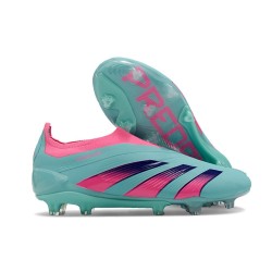 Zapatillas adidas Predator Elite Laceless FG Azul Rosa