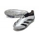 Zapatillas adidas Predator Elite Laceless FG Plata Negro