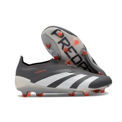 Zapatillas adidas Predator Elite Laceless FG Negro Blanco