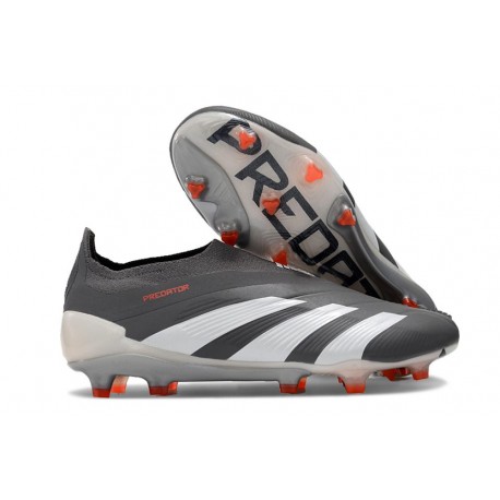 Zapatillas adidas Predator Elite Laceless FG Negro Blanco