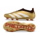 Zapatillas adidas Predator Elite Laceless FG Dorado Met Blanco
