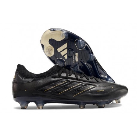 adidas Copa Pure 2 + Elite FG Piel Negro Carbón Dorado Met
