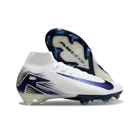 Tacos Nike Mercurial Superfly 10 Elite FG Blanco Azul