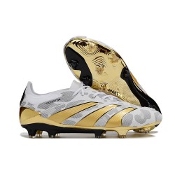 adidas Predator Elite L FG Blanco Oro Gris