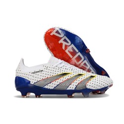 adidas Predator Elite L FG Blanco Gris Azul Rojo