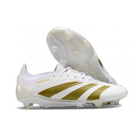 adidas Predator Elite L FG Blanco Dorado Met