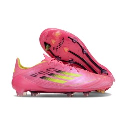Zapatillas adidas F50 Elite FG Rosa Amarillo
