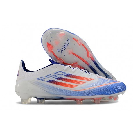 Zapatillas adidas F50 Elite FG Blanco Azul Rojo