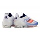 Zapatillas adidas F50 Elite FG Blanco Azul Rojo