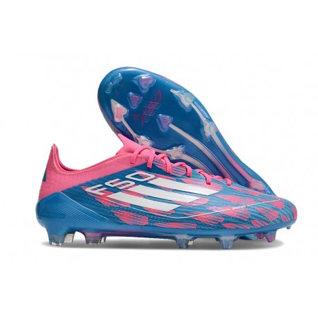 Zapatillas adidas F50 Elite FG Solar Azul Ftwr Blanco Solar Rosa