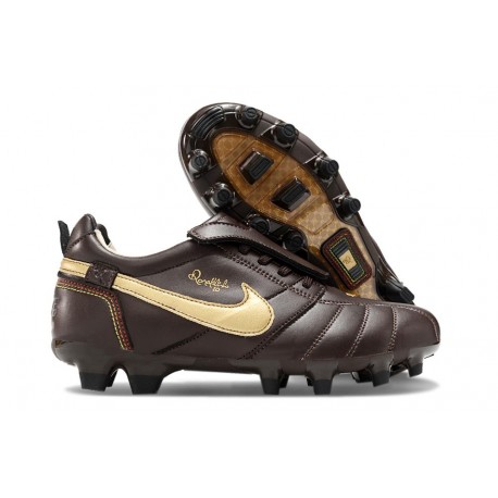 Botas Nike Tiempo Legend 10 Elite FG Marrón Oro