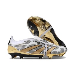 adidas Predator 24 Elite Tongue FG Blanco Oro