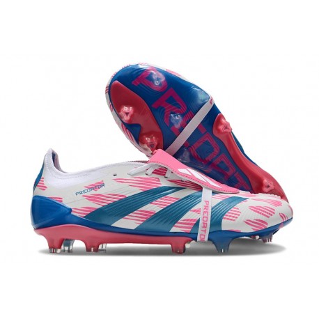 Botas adidas Predator Elite FT FG Ftwr Blanco Solar Azul Solar Rosa