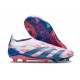Zapatillas adidas Predator Elite Laceless FG Ftwr Blanco Solar Azul Solar Rosa