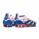 Zapatillas adidas Predator Elite Laceless FG Ftwr Blanco Solar Azul Solar Rosa