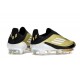 Botas de Futbol adidas F50+ Laceless FG X Messi Dorado Met Negro Blanco