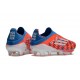 Botas de Futbol adidas F50+ Laceless FG Rojo Azul Blanco