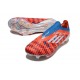 Botas de Futbol adidas F50+ Laceless FG Rojo Azul Blanco