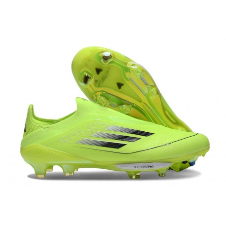 Botas de Futbol adidas F50+ Laceless FG Amarillo Solar Negro