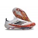 Botas de Futbol adidas F50+ Laceless FG X Messi Blanco Rojo Negro