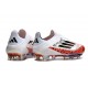 Botas de Futbol adidas F50+ Laceless FG X Messi Blanco Rojo Negro