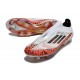 Botas de Futbol adidas F50+ Laceless FG X Messi Blanco Rojo Negro