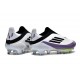 Botas de Futbol adidas F50+ Laceless FG X Messi Ftwr Blanco Negro Morado Unity
