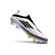 Botas de Futbol adidas F50+ Laceless FG X Messi Ftwr Blanco Negro Morado Unity
