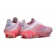 Botas de Futbol adidas F50+ Laceless FG Rosa Blanco