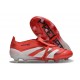 Adidas Predator Elite Tongue FG Rojo Lúcido Blanco Negro
