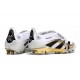 Adidas Predator Elite Tongue FG Ftwr Blanco Dorado Met
