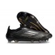 Botas adidas F50 Elite Laceless FG Negro Hierro Met Dorado Met