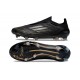 Botas adidas F50 Elite Laceless FG Negro Hierro Met Dorado Met
