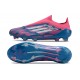 Botas adidas F50 Elite Laceless FG Solar Azul Ftwr Blanco Solar Rosa