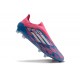 Botas adidas F50 Elite Laceless FG Solar Azul Ftwr Blanco Solar Rosa