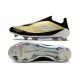 Botas adidas F50 Elite Laceless FG Dorado Met Negro Blanco