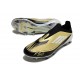 Botas adidas F50 Elite Laceless FG Dorado Met Negro Blanco