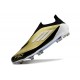 Botas adidas F50 Elite Laceless FG Dorado Met Negro Blanco