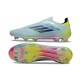 adidas F50 Elite Laceless FG Casi Azul Azul Semilúcido Semi Amarillo 