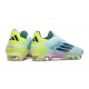 adidas F50 Elite Laceless FG Casi Azul Azul Semilúcido Semi Amarillo 