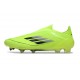 Botas adidas F50 Elite Laceless FG Amarillo Solar Negro
