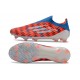 Botas adidas F50 Elite Laceless FG Rojo Azul Blanco