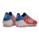 Botas adidas F50 Elite Laceless FG Rojo Azul Blanco