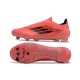 Botas adidas F50 Elite Laceless FG Naranja Negro